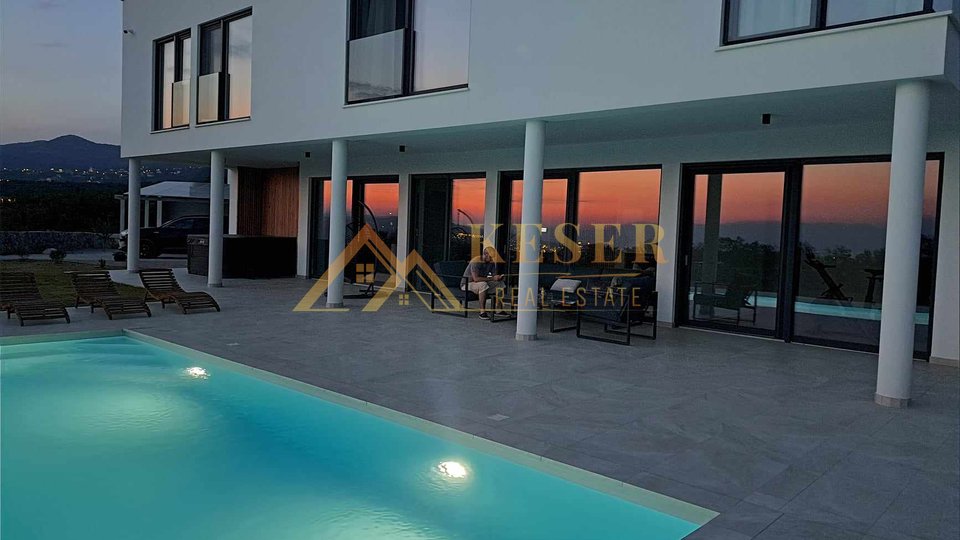 KRALJEVICA, SUPERB, MODERN VILLA WITH SWIMING POOL