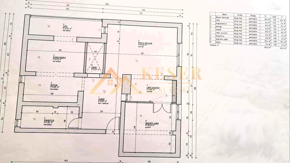 ŠKRLJEVO, 8 MINUT IZ CENTRA REKE, 65 m2