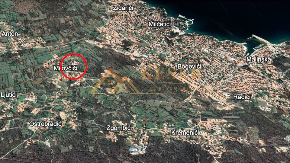 KRK, A SOLO 1,4 KM DA MALINSKA, VILLA CON 2 APPARTAMENTI