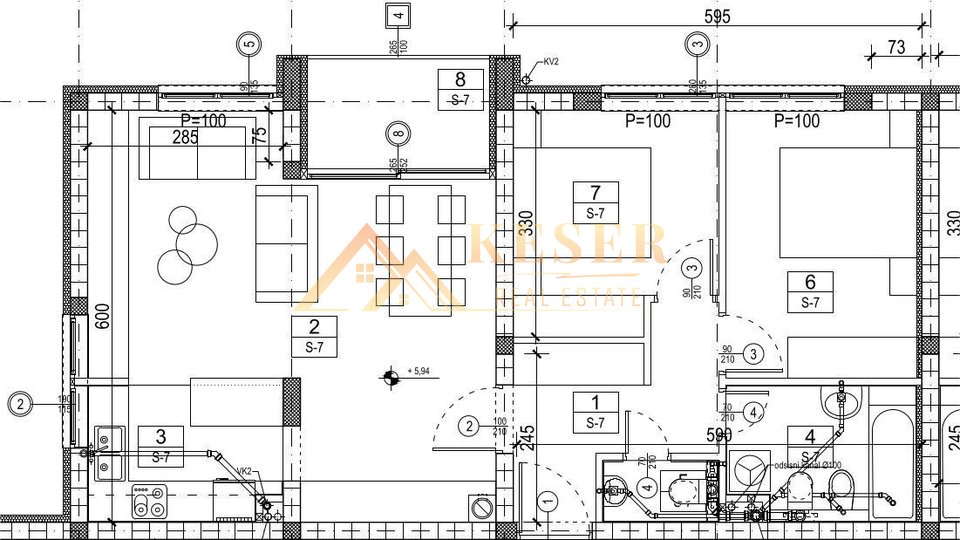 MALI LOŠINJ, LUKSUZNI APARTMA, 300 m OD ČIKATA