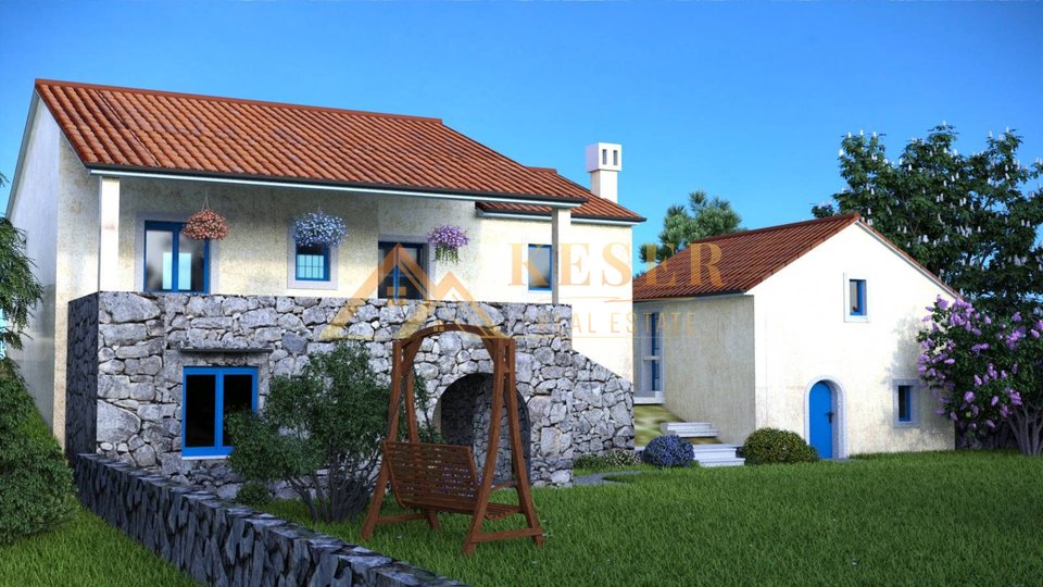 KRALJEVICA, ŠMRIKA, HOUSE WITH A VIEW FOR RENOVATION